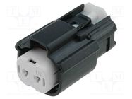 Connector: automotive; plug; female; MX150L; for cable; PIN: 2; IP67 