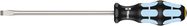 3334 Screwdriver for slotted screws, stainless, 1.2x8.0x175, Wera