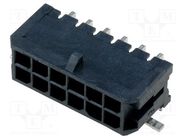 Connector: wire-board; socket; male; Micro-Fit 3.0; 3mm; PIN: 12 