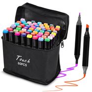 Extralink | Alcohol marker set | 60 colors, dual tips, EXTRALINK