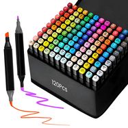 Extralink | Alcohol marker set | 120 colors, dual tips, EXTRALINK