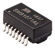 XFMR, 10/100 BASE-T, SINGLE PORT, SMD