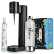 Extralink Smart Life | Set | Hydrospark Black SJ-191B Saturator + 1L Bottle + CO2 Cylinder 425g, EXTRALINK