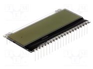 Display: LCD; alphanumeric; FSTN Positive; 16x2; white; 55x27.94mm DISPLAY VISIONS