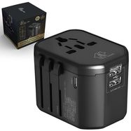 Extralink Smart Life EU/UK/USA/AU/CH Travel Adapter + USB-C, USB-A, EXTRALINK