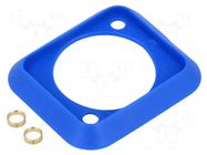 Socket gasket; blue; XLR standard; 19x24mm; FT CLIFF