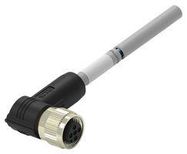 SENSOR CORD, 5P M12 RCPT-FREE END, 3.3'