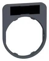 LEGEND HOLDER, 40MM X 50MM, BLACK/RED