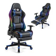 Extralink Gaming Chair EVO 730-5 LED Black | Gaming chair with footrest | LED backlight, EXTRALINK