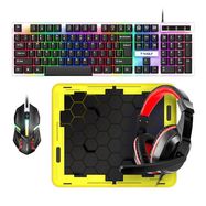 Extralink Gaming Set TF240 4in1 | Set of keyboard + mouse + headphones + pad | LED backlight, EXTRALINK