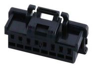 WTB HOUSING, RCPT, 8POS, 1ROW, 2MM