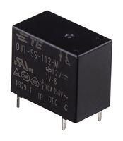 POWER RELAY, SPST, 12VDC, 10A, THT