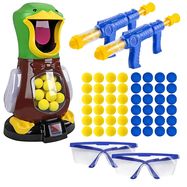 Extralink Hungry Duck | Target shooting for child | 2x gun, 48 balls, glasses, EXTRALINK