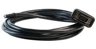 COMP CORD, HD DB-15P PLUG-FREE END, 2M