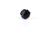 CIRCULAR CONNECTOR, 4POS, RCPT, SCREW