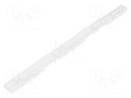 LED lens; rectangular; plexiglass PMMA; transparent; H: 7.55mm LEDIL