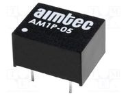 Converter: DC/DC; 1W; Uin: 4.5÷5.5V; Uout: 15VDC; Uout2: -15VDC; DIP8 AIMTEC