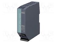 Power supply: switching; for DIN rail; 60W; 24VDC; 2.5A; IP20; 85% SIEMENS