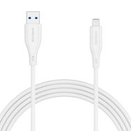 USB-A to Lightning Cable Ricomm RLS004ALW 1.2m, Ricomm