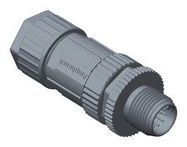 SENSOR CONNECTOR, M12 A -PLASTIC, 08P