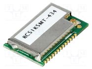 Module: RF; 434MHz; -112dBm; 2.2÷3.6VDC; 20dBm; SMD; 15x23.5mm RADIOCONTROLLI