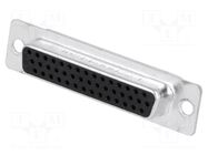 D-Sub HD; PIN: 44; socket; female; straight; THT AMPHENOL COMMUNICATIONS SOLUTIONS