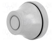 Grommet; Ømount.hole: 29mm; grey; Panel thick: 1÷4mm; L: 24.4mm ESSENTRA