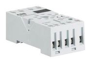 RELAY SOCKET, 9 PIN, 12A, 250V/DIN RAIL