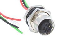 SENSOR CORD, M12 RCPT-FREE END, 304.8MM