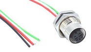 SENSOR CORD, M12 RCPT-FREE END, 304.8MM