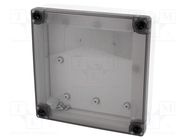 Enclosure: multipurpose; X: 130mm; Y: 130mm; Z: 35mm; MNX; grey; IK08 FIBOX