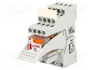 Relay: interface; DPDT; Ucoil: 24VAC; 12A; 12A/250VAC; 12A/24VDC RELPOL