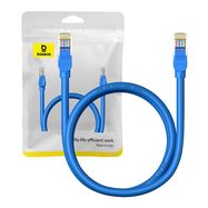 Round Cable Baseus Ethernet RJ45, Cat.6, 1m (blue), Baseus