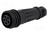 Connector: circular; plug; female; PIN: 5; 32A; 600V; Buccaneer 900 BULGIN