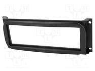 Radio frame; Chrysler; 1 DIN; black 4CARMEDIA