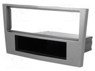 Radio frame; Opel; 1 DIN; charcoal-metallic ACV