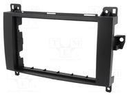 Radio frame; Mercedes; 2 DIN; black ACV