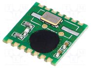 Module: RF; FM receiver; FSK; 868MHz; SPI; -109dBm; 2.2÷5.4VDC; SMD HOPE MICROELECTRONICS