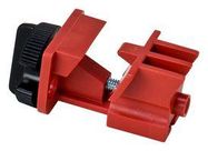 CIRCUIT BREAKER LOCKOUT, BLK/RED