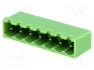 Pluggable terminal block; Contacts ph: 5mm; ways: 7; straight 