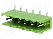 Pluggable terminal block; Contacts ph: 5.08mm; ways: 6; socket 