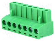 Pluggable terminal block; Contacts ph: 5.08mm; ways: 7; straight 