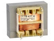 Transformer: mains; 4VA; 230VAC; 7V; 300mA; Leads: solder lugs; IP00 INDEL