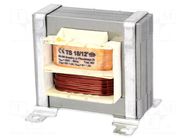 Transformer: mains; 18VA; 230VAC; 6V; 6V; 1.3A; 1.3A; screw type INDEL