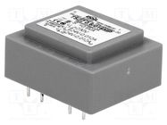 Transformer: encapsulated; 0.6VA; 230VAC; 24V; 24V; 12mA; 12mA; PCB INDEL