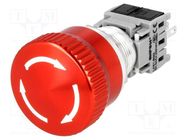 Switch: vandal resistant; Pos: 2; SPDT; 3A/220VAC; 5A/24VDC; IP65 ONPOW