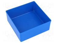 Box; polystyrene; blue; 108x108x45mm; EuroPlus Insert 45 ALLIT AG