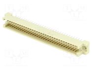 Connector: DIN 41612; socket; male; PIN: 64; straight; THT; a+c; 4mm NINIGI