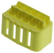 DOUBLE LOCK PLATE, PBT, YELLOW