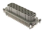 HEAVY DUTY INSERT, RECEPT, 64POS, CRIMP